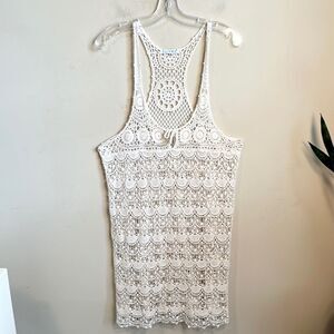 Blue Island Crochet Swimsuit Cover-up L/XL